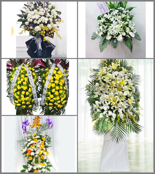 福建龙岩上杭县下都乡白事花篮预定